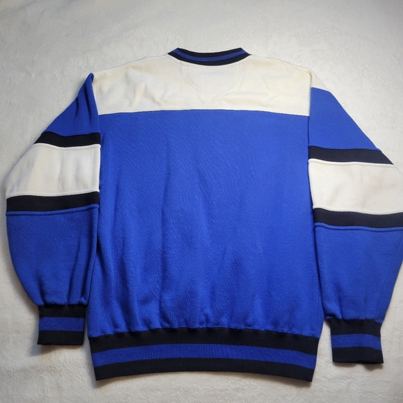 VTG University Of Kentucky Wildcats Crewneck Spellout Large Blue Stripe NCAA - Picture 5 of 8